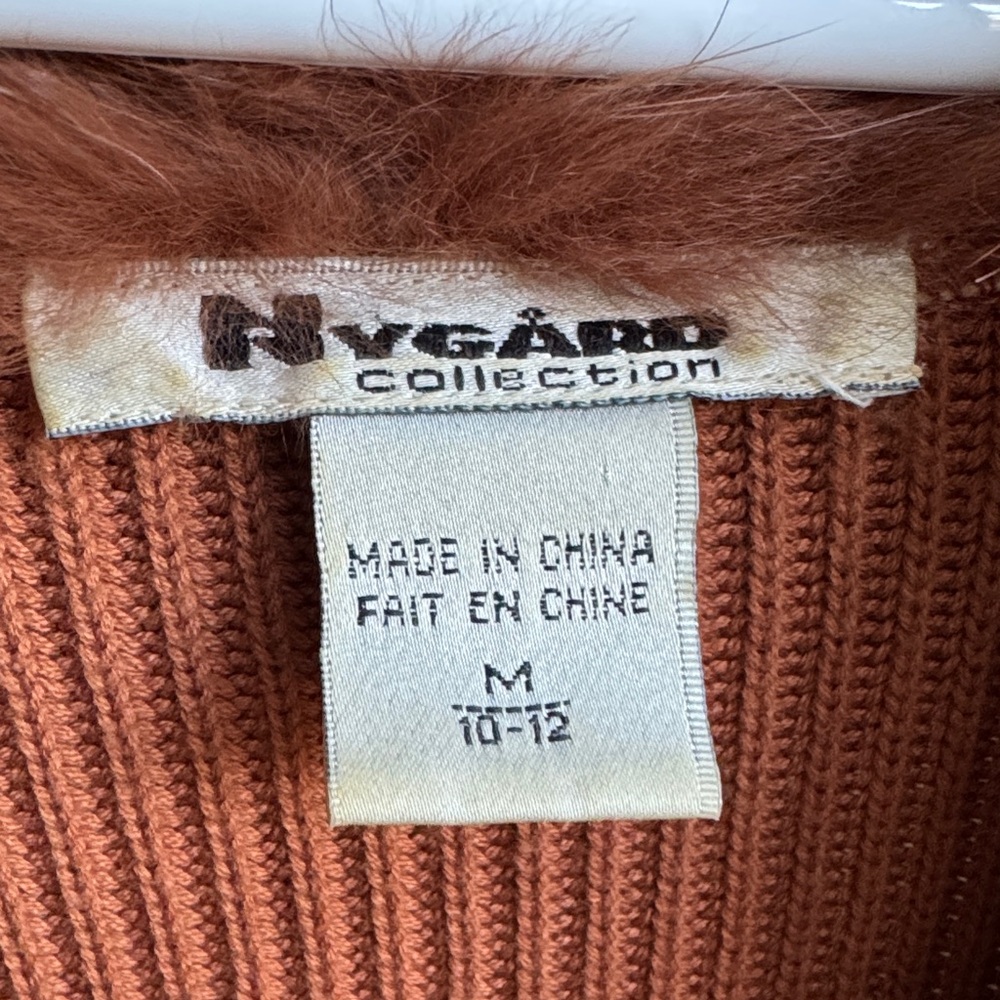 Nygard Collection Rabbit Fur Collar Jacket - Picture 2 of 14